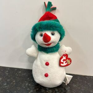 TY Beanie Baby Snowgirl 2000 Winter Beanie Baby With Mint Tag